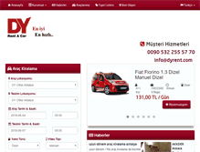Tablet Screenshot of dyrent.com